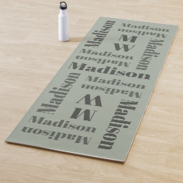 Name Wiederholung benutzerdefinierter Yogamat-Mono Yogamatte