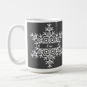 Name Winterschneeflocke Kaffeetasse