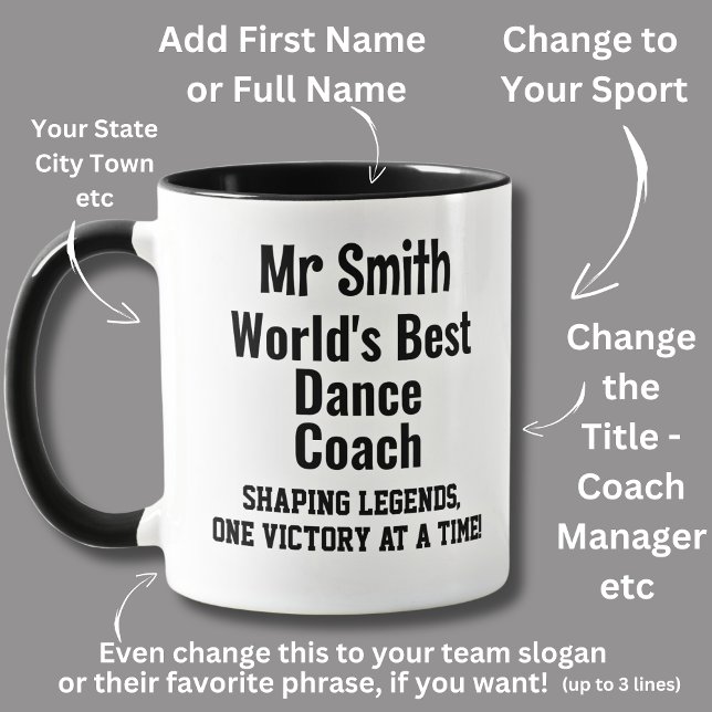 Name, World Best Dance Dance Coach Tasse (Von Creator hochgeladen)