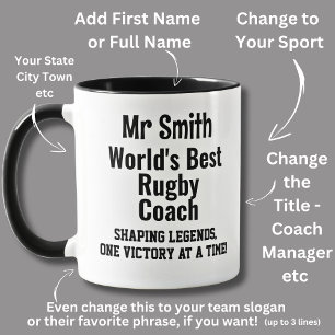 Name, Worlds Best Rugby Coach Tasse