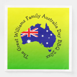 Name Year Australia Day GRILLEN Dinner Serviette