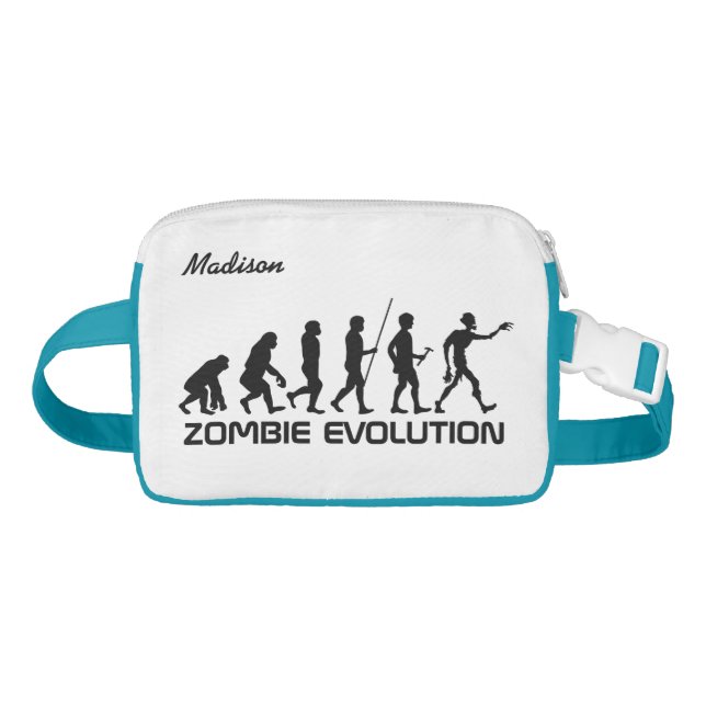 Name-Zombie-Evolution fannypacs Bauchtasche (Vorderseite)