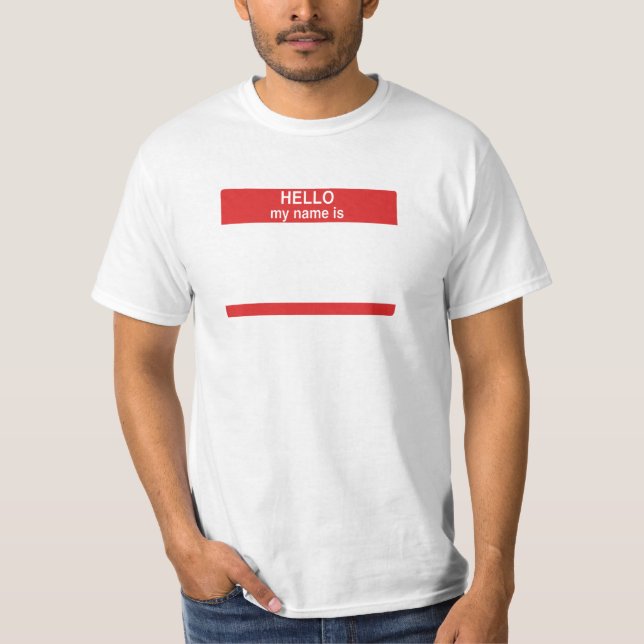 namebadge1 T-Shirt (Vorderseite)