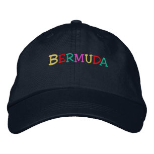 Namedrop Nation_Bermuda mehrfarbig Bestickte Kappe