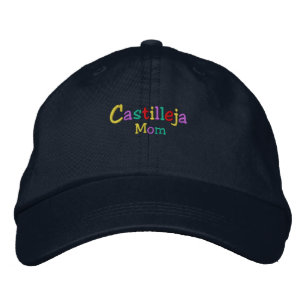 Namedrop Nation_Castilleja Mama mehrfarbig Bestickte Kappe