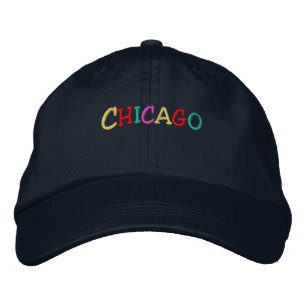 Namedrop Nation_Chicago mehrfarbig Bestickte Baseballkappe