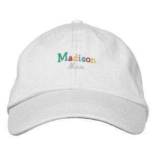 Namedrop Nation_Madison Mama mehrfarbig Bestickte Baseballkappe