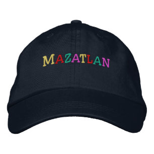 Namedrop Nation_Mazatlan mehrfarbig Bestickte Kappe