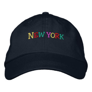Namedrop Nation_New York mehrfarbig Bestickte Baseballkappe