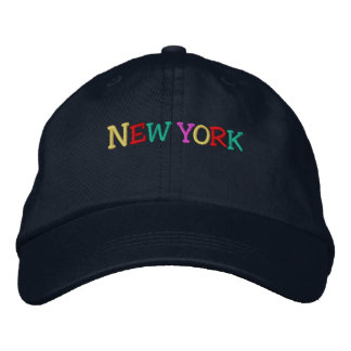 Namedrop Nation_New York mehrfarbig Bestickte Baseballkappe