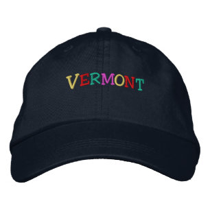 Namedrop Nation_Vermont mehrfarbig Bestickte Kappe