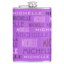 Nameflasche Flachmann