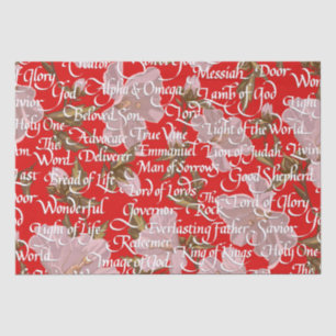 Namen Christi Weihnachten / Seidenpapier