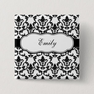 Namen-Damask-Knopf hinzufügen Button
