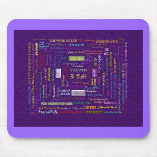 Namen der GottMausunterlage Mousepad