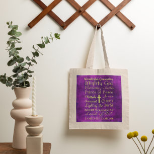 Namen der Lila Tasche Jesu