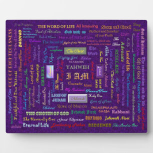 Namen des Fotos Gottes, mit Stein versehen Fotoplatte