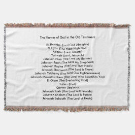 Namen des Gottes in der altes Decke