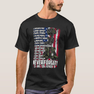 Namen gefallener Soldaten 13 Helden vergessen niem T-Shirt