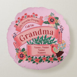 Namen hinzufügen ändern ALLE Textfavoriten, die ic Rundes Kissen