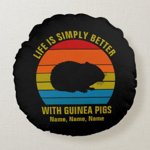 Namen hinzufügen Ändern Sie den gesamten Text, Bes Rundes Kissen