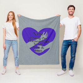 Namen hinzufügen verändert das gesamte Textherz un Fleecedecke