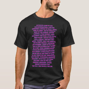 Namen Jesu in der Schrift Typografie2607pn T-Shirt