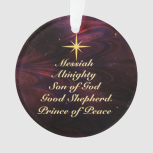 Namen Jesu - Maßgeschneiderte Weihnachtsschmuck Ornament