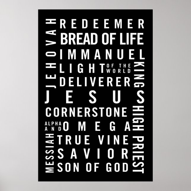 Namen Jesu Poster (Vorne)