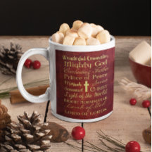 Namen Jesu Roter personalisierter Mug