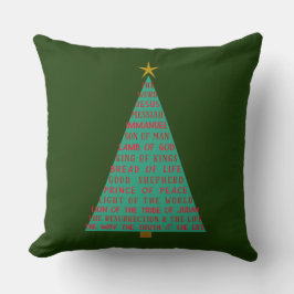 Namen Jesu Weihnachtsbaum Kissen