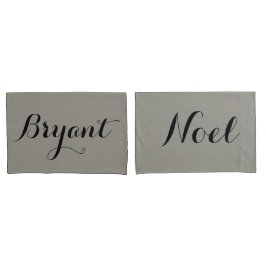 Namen oder Initialen von Personenkissen Kissenbezug