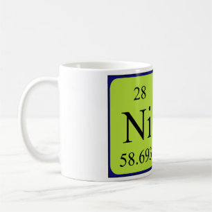 Namen-Tasse periodischer Tabelle NIC Kaffeetasse