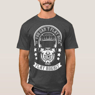 Namen-u. Zahl-hinteres Spiel-Hockey-T-Shirt T-Shirt