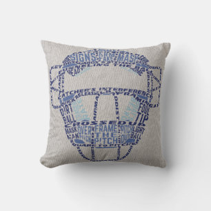 Namen-u. Zahl-Jersey-Art-Baseball-Fänger-Kissen Kissen