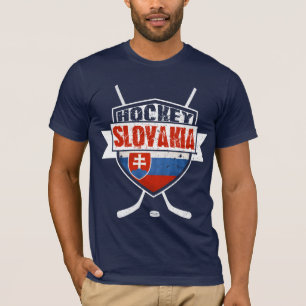 Namen-u. Zahl-Rückseiten-Druck-slowakischer T-Shirt