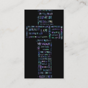 Namen von 2:1 Jesuss Eph - Fläche mit 10 Visitenkarte