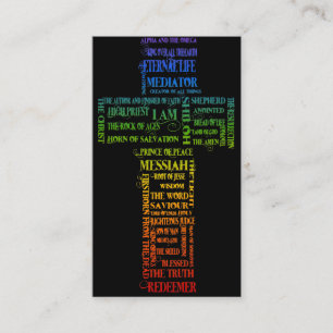 Namen von 2:1 Jesuss Eph - Fläche mit 10 Visitenkarte