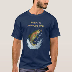 Namen von Kindern mit Phantastischem Vater drehend T-Shirt