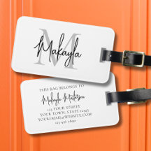 Namenmonogramm Stylisches Skript