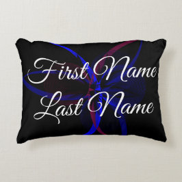 Namensänderung Geometrische Abstraktion Akzent Pil Dekokissen