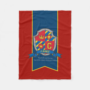 Namensbedeutungsdecke der Jungen Casey oder C Fleecedecke