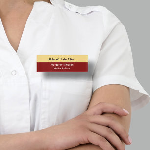 Namenschilder für medizinisches Fachpersonal Namenschild