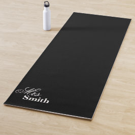 Namensfrau Smith Black Yogamatte