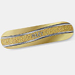 Namensinitialen hinzufügen, Metallisches Gold Silb Skateboard<br><div class="desc">Fügen Sie einen beliebigen Namen oder Initialen,  die Sie auf diesem tollen Design gewollt - In meinem Shop finden Sie viele personalisierte Skateboarddesigns und Skateboard T - Shirt,  Hoodies,  Backpacks,  Blankets und mehr.</div>