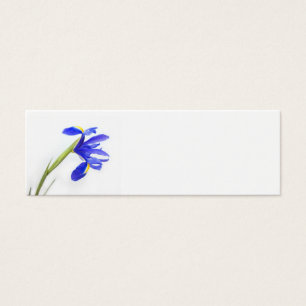 Namenskarte für den Hochzeitsplatz - lila Iris-Blu