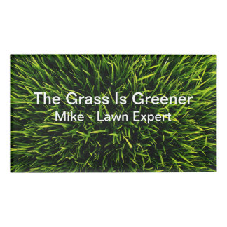 Namensmarken für das Feld "Lawn Service" Namenschild