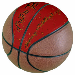 Namensnotierung für Rote Brandspuren Basketball