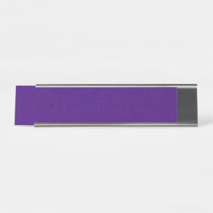 Namensplatte für Lila Rauscheffekte individuell ei Schreibtischnamensplakette