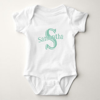 Namensspezifisches personalisiertes Design Baby Strampler